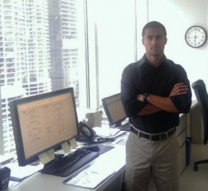 Karan Gupta at 77 West Wacker's Central Command Center