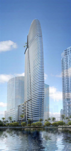 The condo at 300 Biscayne Boulevard Way in Miami would have 384 units,